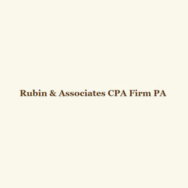 Rubin & Associates CPA Firm PA logo