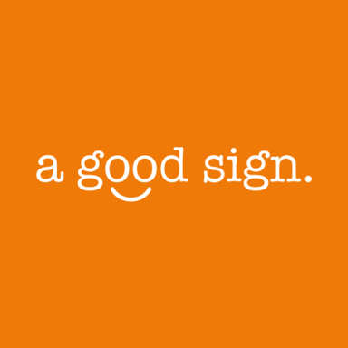 A Good Sign logo