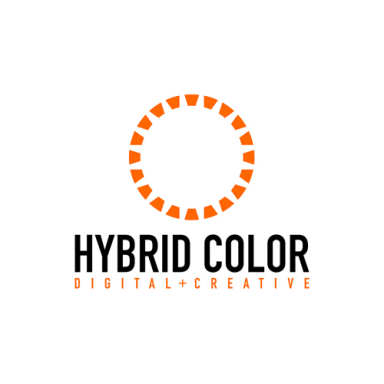 Hybrid Color Digital + Creative logo