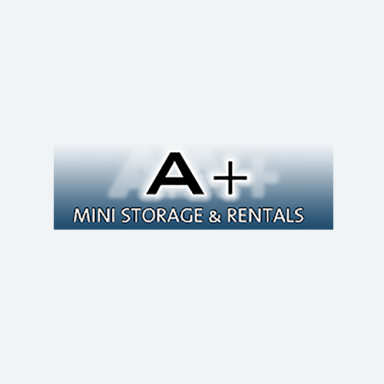 A Plus Mini's Self Storage logo