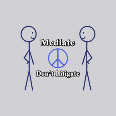 Mediate Don't Litigate logo