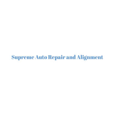 Supreme Auto Repair and Alignment logo