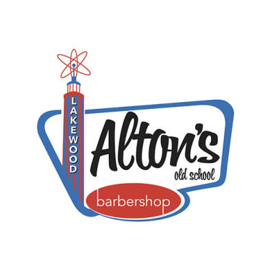 Alton’s Old School Barbershop logo