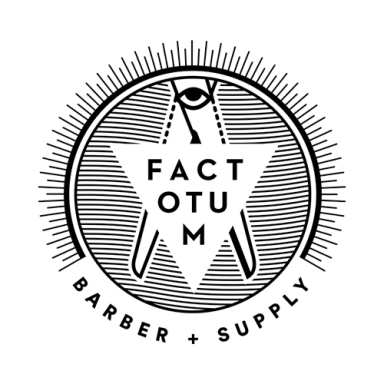 Factotum Barber + Supply logo