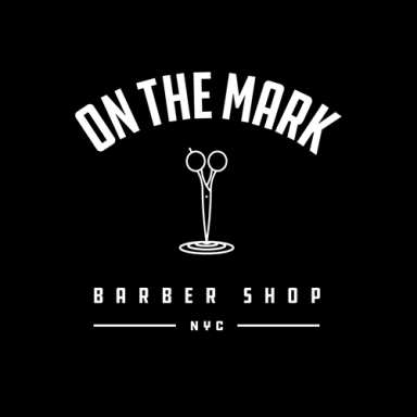 On The Mark Barber Shop logo