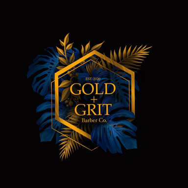 Gold + Grit Barber Company logo