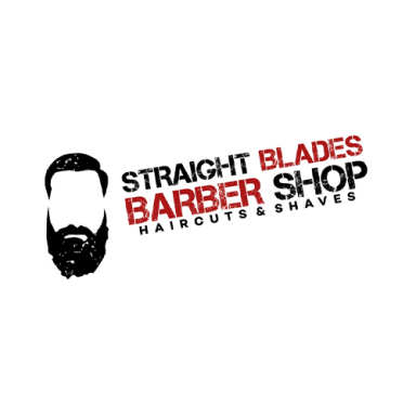 Straight Blades Barbershop logo