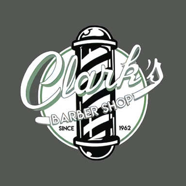 Clark's Barbershop logo