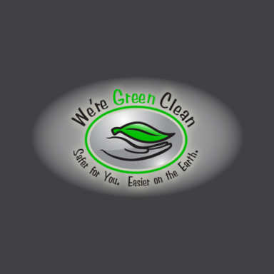 We're Green Clean logo