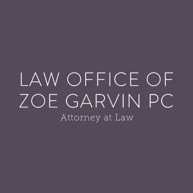 Law Office of Zoe Garvin PC Attorney at Law logo