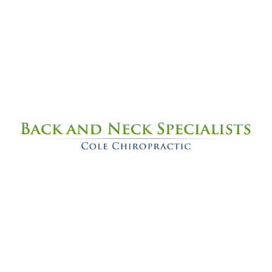 Back and Neck specialists, Cole Chiropractic logo