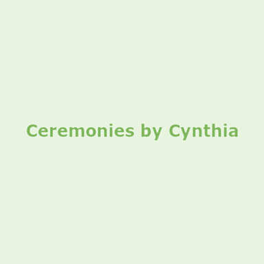 Ceremonies by Cynthia logo