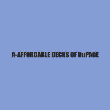 A-Affordable Decks of DuPage logo