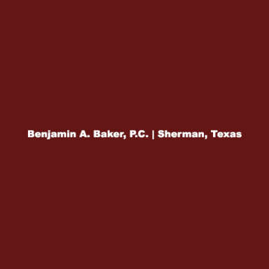 Benjamin A. Baker, P.C. | Sherman, Texas logo