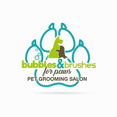 Bubbles and Brushes for Paws logo