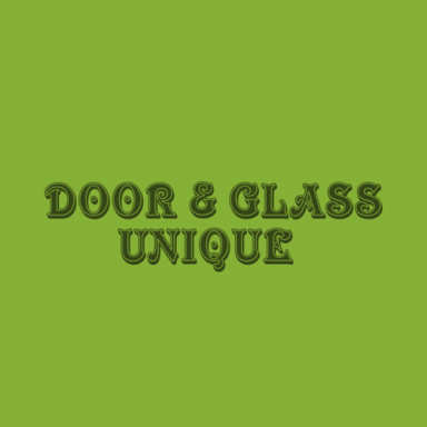 Door & Glass Unique logo