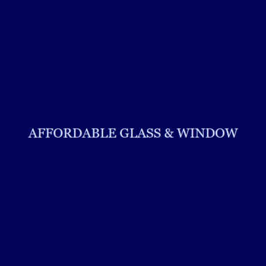 Affordable Glass & Window logo