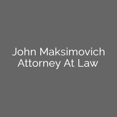 John Maksimovich - Attorney At Law logo