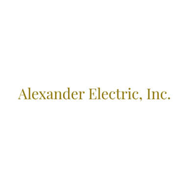 Alexander Electric, Inc. logo