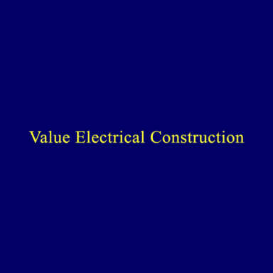 Value Electrical Construction logo