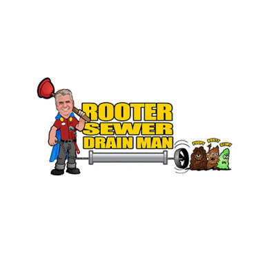 Rooter Sewer Drain Man logo