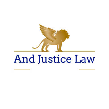 And Justice Law logo