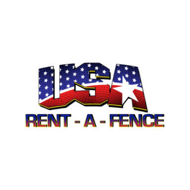 USA RENT-A-FENCE logo