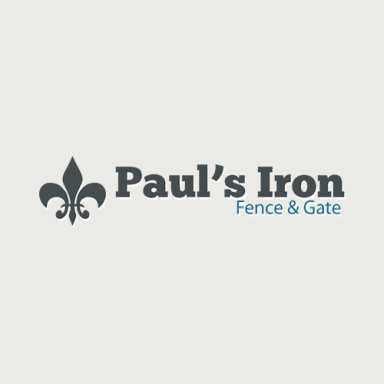 Paul's Iron Fence & Gate logo