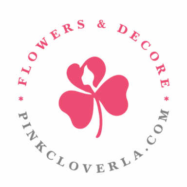 Pink Clover Flowers logo