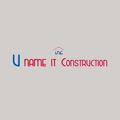 U Name It Construction logo