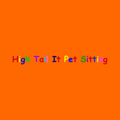 High Tail It Pet Sitting logo