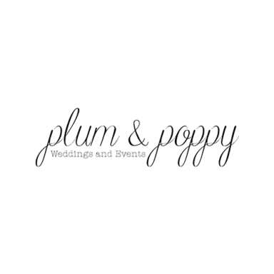 Plum & Poppy Weddings and Events logo