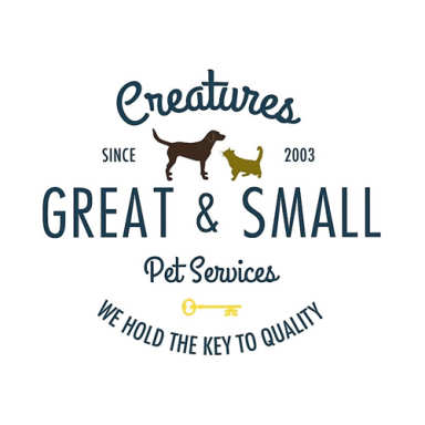 Creatures Great & Small Pet Services logo