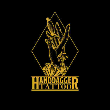 Hand & Dagger Tattoo logo