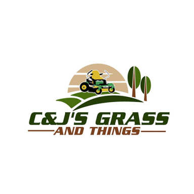 C&J Grass and Things logo