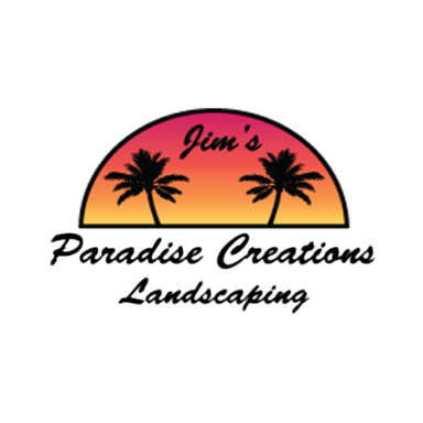 Jim's Paradise Creations Landscaping logo