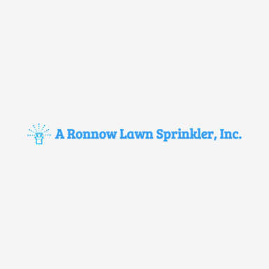 A Ronnow Lawn Sprinkler, Inc. logo