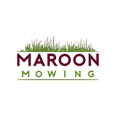 Maroon Mowing logo