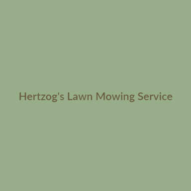 Hertzog's Lawn Mowing Service logo