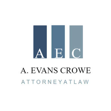 A. Evans Crowe Attorney at Law logo