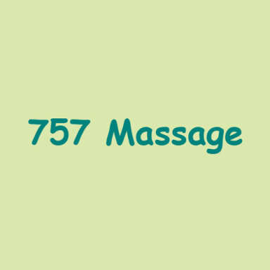 757 Massage logo
