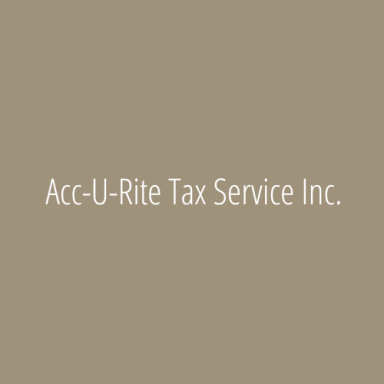 Acc-U-Rite Tax & Financial Services logo