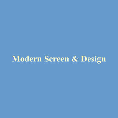 Modern Screen & Design logo