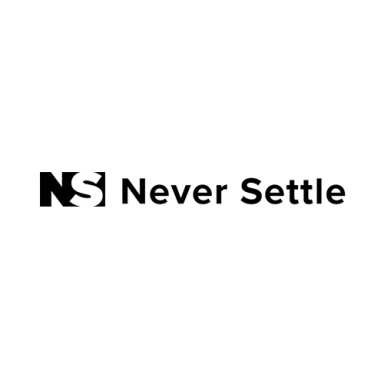 Never Settle logo
