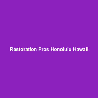 Restoration Pros Honolulu Hawaii logo