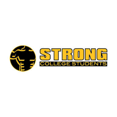 Strong College Students Moving logo