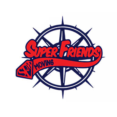 Super Friends Moving logo