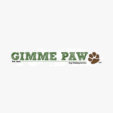 Gimme Paw Dog Walking Service logo