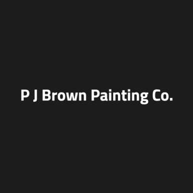 P J Brown Painting Co. logo