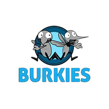 Burkies Mosquito and Tick Spray logo